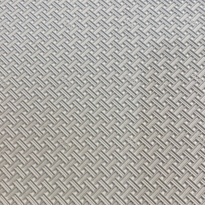 Woven tread rubber sole sheet